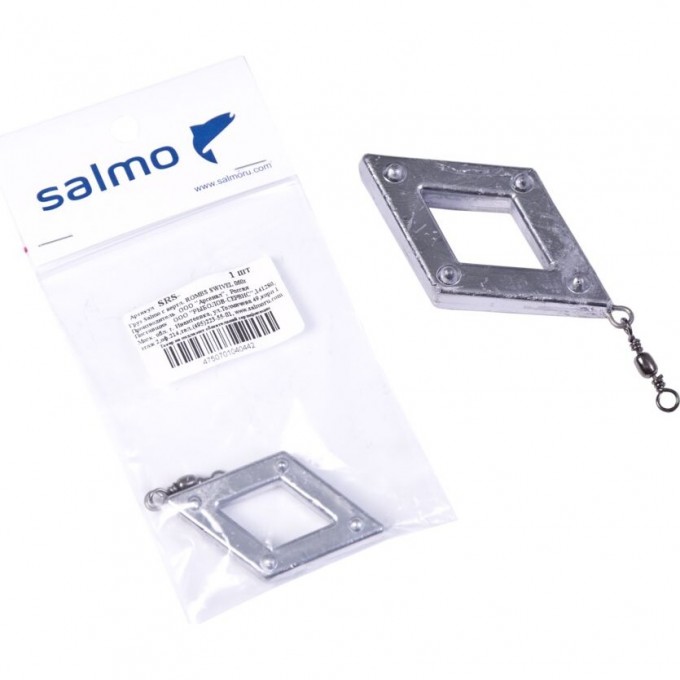 Груз SALMO с вертлюгой Rombs Swivel 120г SRS-120