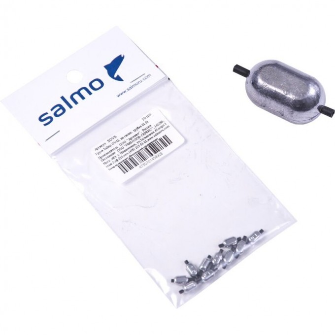 Груза SALMO Oval на силиконовой трубке 05.0г 7шт SOVS-0050