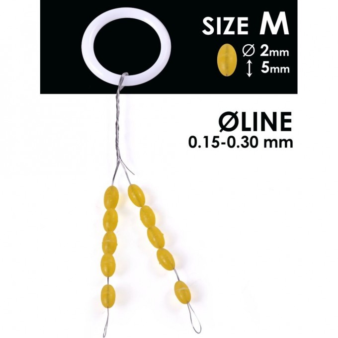 Стопоры резиновые SALMO RUBBER BARREL STOPS р.004XL 10шт. S900-004XL