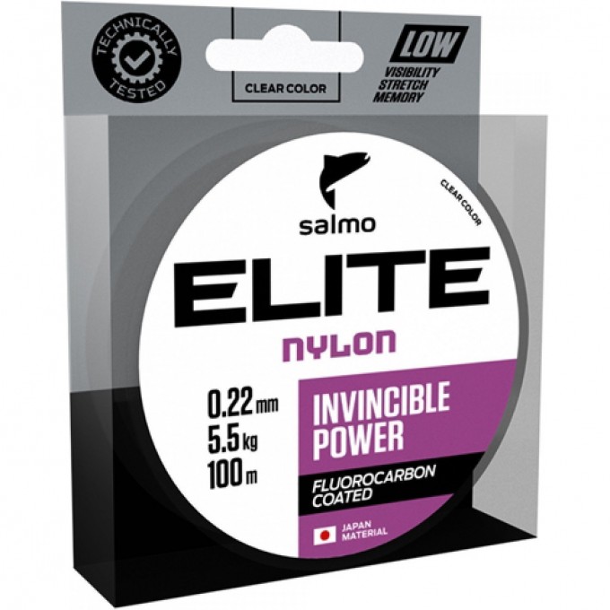 Леска монофильная SALMO Elite Fluoro Coated Nylon 100/035 4118-035